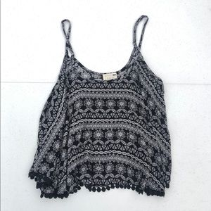 Black and white tank